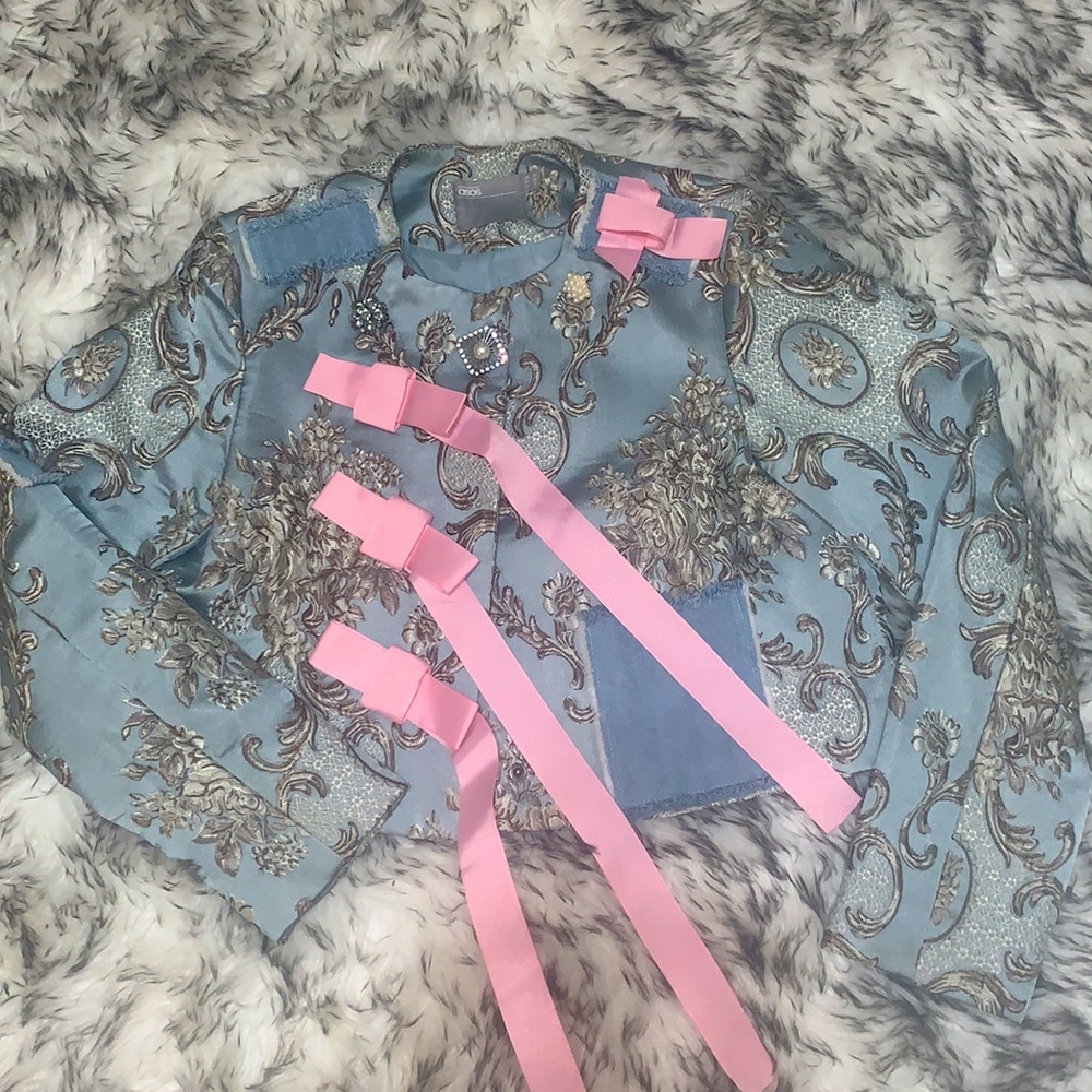 ASOS Jacket in Floral Jacquard